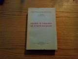 ORIGINES ET FORMATION DE L`UNITE ROUMAINE - G. I. Bratianu - 1943, 359 p., Alta editura