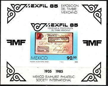 Mexic 1985 - Bloc cat.nr.28 neuzat,perfecta stare foto