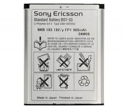 Acumulator Sony Ericsson BST-33 W395, W595, W595a, W595c, W595s, W610i W660i foto