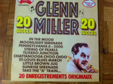 glenn miller 20 succes disc vinyl muzica swing jazz lp made in france foto