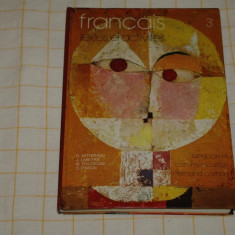 Francais - Textes et activites - 3 - H. Mitterand sa - Fernand Nathan - 1986