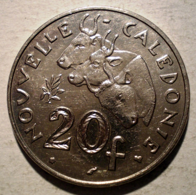 A.369 NOUA CALEDONIE 20 FRANCS FRANCI 1996 150000ex. foto