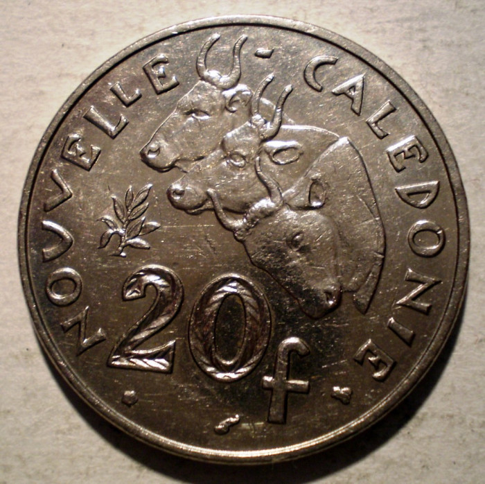 A.369 NOUA CALEDONIE 20 FRANCS FRANCI 1996 150000ex.