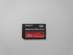 Card Memory Stick PRO Duo ProDuo 8GB Sony PSP / Camere Foto Video MADE IN KOREA foto