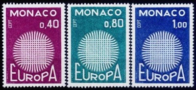 Monaco 1970 - cat.nr.819-21 neuzat,perfecta stare foto