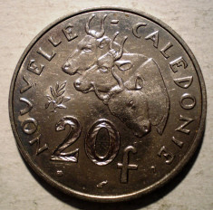 1.907 NOUA CALEDONIE 20 FRANCS FRANCI 2002 250000ex. foto