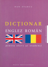 Dan Starcu - Dictionar englez - roman pentru elevi si studenti - 2795 foto