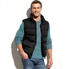 Vesta Tommy Hilfiger Puffer Vest neagra masura S si M foto