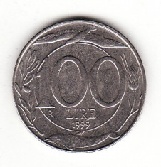 Italia 100 lire 1999 foto