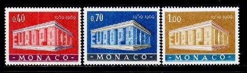 Monaco 1969 - cat.nr.789-91 neuzat,perfecta stare