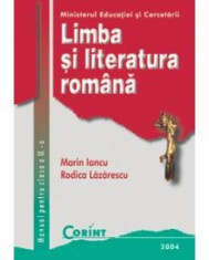 Marin Iancu - Limba si literarura romana. Manual pentru clasa a IX-a - 7486 foto