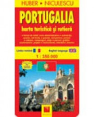 Harta Portugaliei - turistica si rutiera - 8799 foto