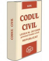 Codul civil Legea Nr.287/2009 privind Codul civil - Republicat - 9925 foto