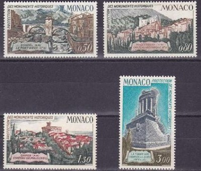 Monaco 1971 - cat.nr.851-4 neuzat,perfecta stare foto