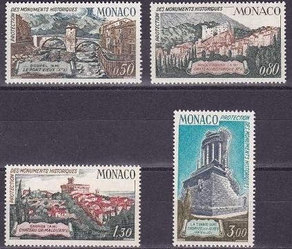 Monaco 1971 - cat.nr.851-4 neuzat,perfecta stare