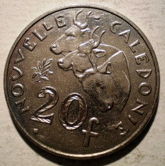 1.908 NOUA CALEDONIE 20 FRANCS FRANCI 2004 foto