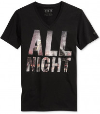 Tricou GUESS All Night Graphic S M foto