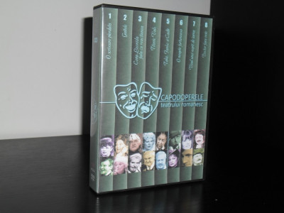 Capodoperele Teatrului Romanesc - 8 DVD cu piese de teatru foto