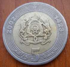 MAROC 5 DIRHAM 2002 foto