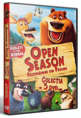 Nazdravanii din padure - Open season - 3 DVD-uri dublat romana foto