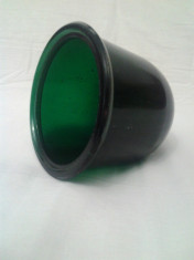 Sticla lampa navala ( verde ) foto
