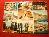 Ilustrata Monaco - Monte Carlo cu francatura mixta elvetiana si monegasca