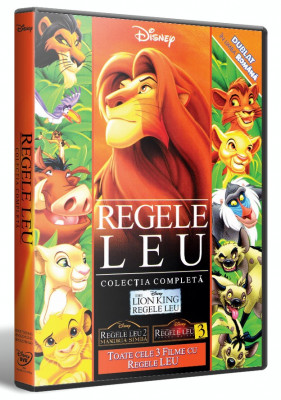 Regele Leu 1, 2, 3 ( Lion King 1. 2, 3 ) DVD aminatii limba romana foto