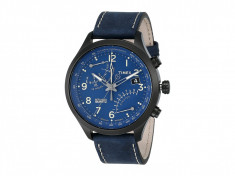 Ceas Timex Intelligent Quartz Fly-Back Chronograph Leather Strap Watch | 100% originali, import SUA, 10 zile lucratoare foto