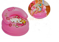 Fotoliu/Scaun gonflabil pentru copii cu Hello Kitty,Intex foto