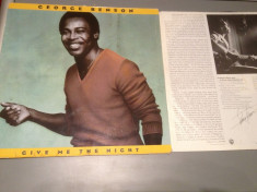 GEORGE BENSON - GIVE ME THE NIGHT(1980/WARNER REC/ RFG ) - VINIL/VINYL/JAZZ foto