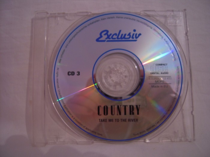 CD audio Country vol 3 - Take Me To The River, fără coperți