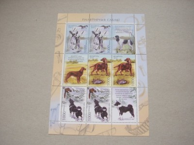 Belarus 2010 fauna caini MI 837-839 kleib. MNH foto