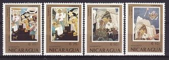 Nicaragua 1987 - cat.nr.2839-42 neuzat,perfecta stare foto