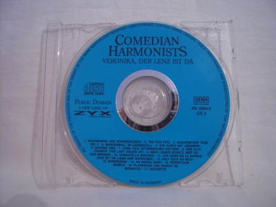 CD audio Comedian Harmonists - Veronika CD 1+CD 2, fără coperți foto