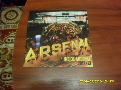 Revista Arsenal 2012-2013 foto