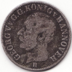 Regatul Hanovra - 1/12 Thaler 1853 - Argint foto