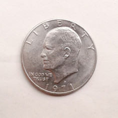 1 dollar, 1971D SUA, cu Eisenhower/ USD7M foto