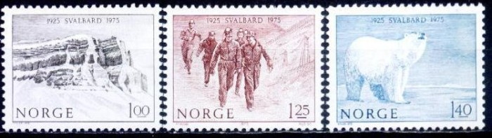Norvegia 1975 - cat.nr.665-7 neuzat,perfecta stare