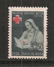 Iugoslavia.1950 Crucea Rosie SI.819 foto