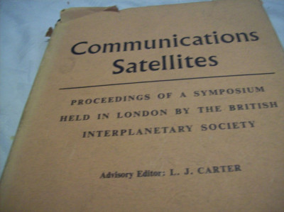 communications satellites-l. j. carter-1962 foto