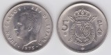 !!! SPANIA - 5 PESETAS 1975 (1979) - KM 807 - AUNC