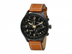 Ceas Timex Intelligent Quartz Fly-Back Chronograph Leather Strap Watch | 100% original, import SUA, 10 zile lucratoare foto