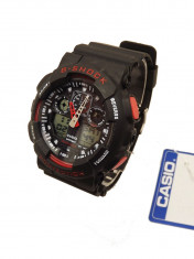 ceas sport CASIO G SHOCK Ga100 black-red (Poze reale ,Garantie) foto