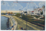 2580 - CONSTANTA, Bulevardul - old postcard - used - 1918