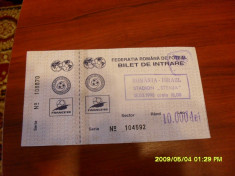 Bilet Romania - Israel 18 03 1998 foto