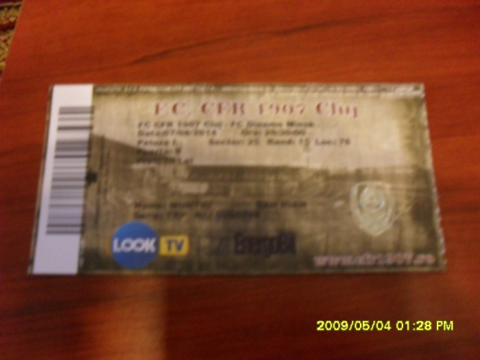 Bilet CFR Cluj - Dinamo Minsk