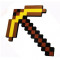 Tarnacop Minecraft - Gold Pickaxe ? 50 cm !