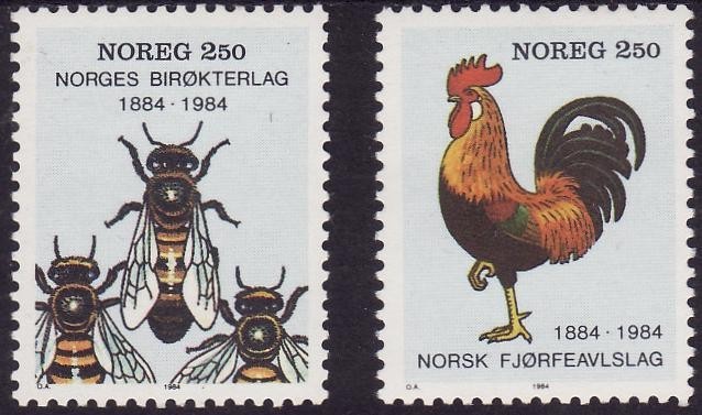 C3324 - Norvegia 1984 - cat.nr.864-5 neuzat,perfecta stare