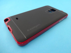 Husa Samsung Galaxy Note 4 Carcasa Spigen Neo Hybrid ROSU ! SUPER PROTECTIE ! foto