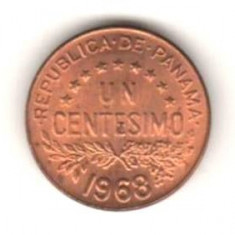 SV * Panama 1 CENT / UN CENTISIMO 1968 UNC